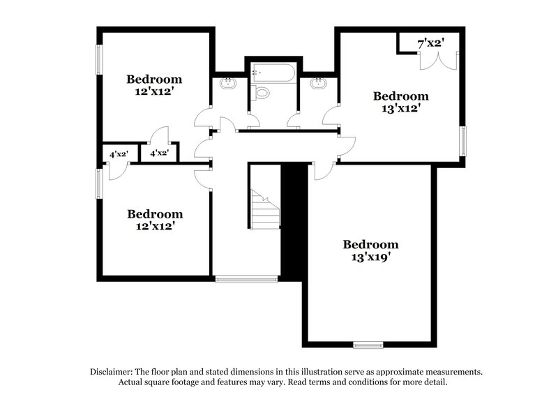 2,230/Mo, 8347 Blue Lagoon Dr Bartlett, TN 38002 Floor Plan View