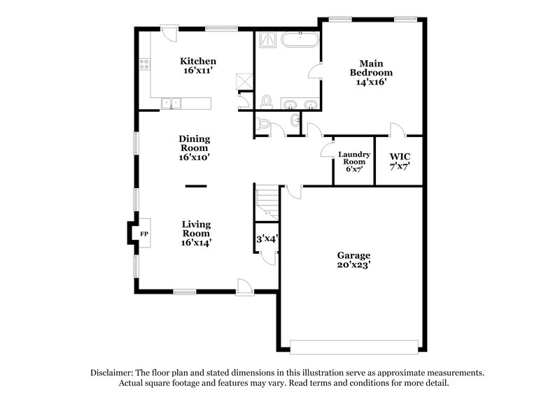 2,230/Mo, 8347 Blue Lagoon Dr Bartlett, TN 38002 Floor Plan View 2