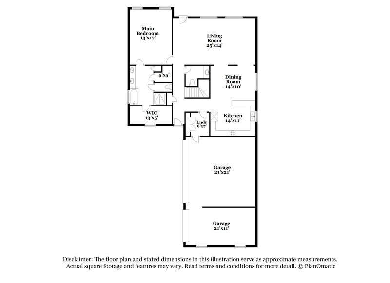 2,150/Mo, 6468 Cheyenne Dr Olive Branch, MS 38654 Floor Plan View
