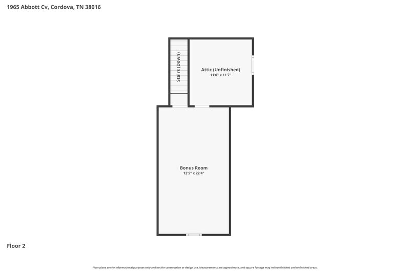 1,980/Mo, 1965 Abbott Cv Cordova, TN 38016 Floor Plan View 2