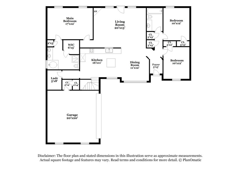 2,475/Mo, 8418 Linda Shore Dr N Southaven, MS 38672 Floor Plan View 2