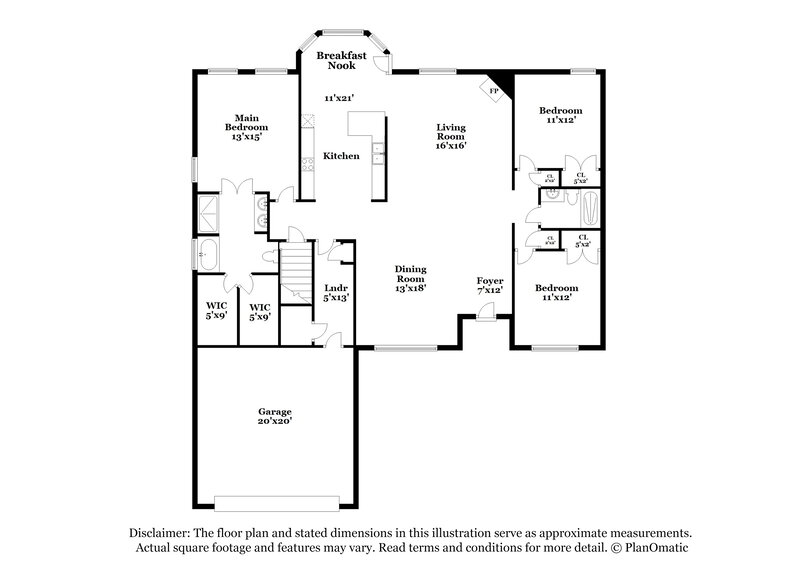 1,985/Mo, 2483 Della St Hernando, MS 38632 Floor Plan View