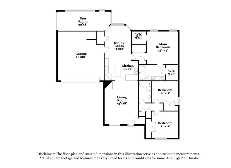 1,680/Mo, 6700 Black Oak Dr Walls, MS 38680 Floor Plan View