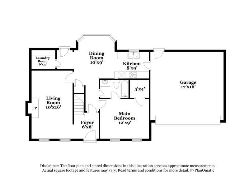 1,725/Mo, 889 Waterford Pl Southaven, MS 38671 Floorplan View