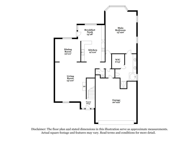 2,220/Mo, 8084 Conridge Dr Memphis, TN 38125 Floor Plan View
