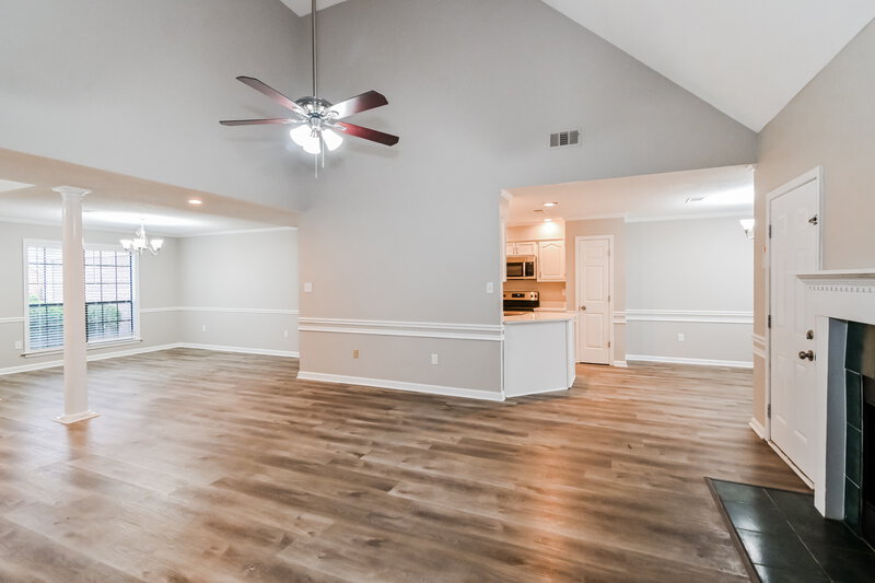 2,165/Mo, 3580 Brandon Ln Bartlett, TN 38133 Living Room View