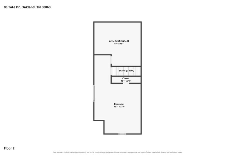 0/Mo, 80 Tate Dr Oakland, TN 38060 Floor Plan View 2