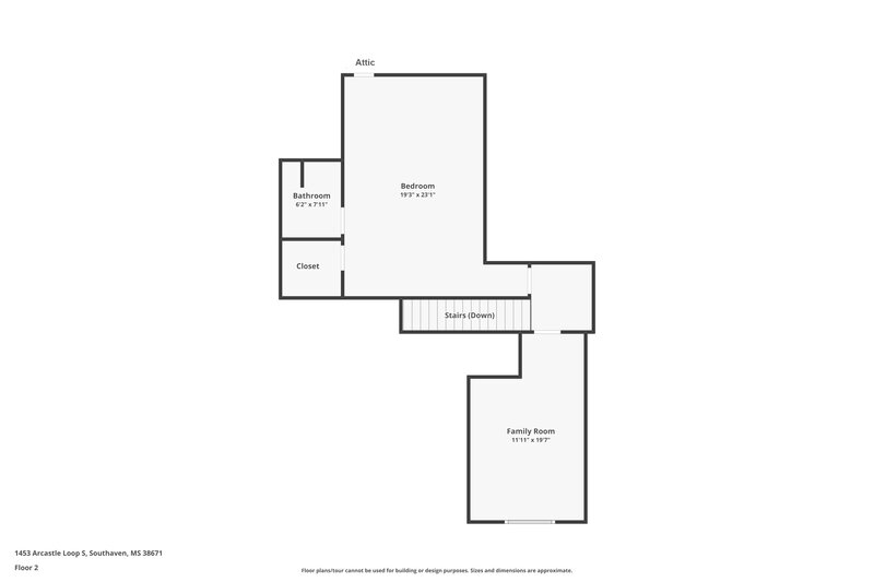 3,290/Mo, 1453 Arcastle Loop S Southaven, MS 38671 Floor Plan View 2