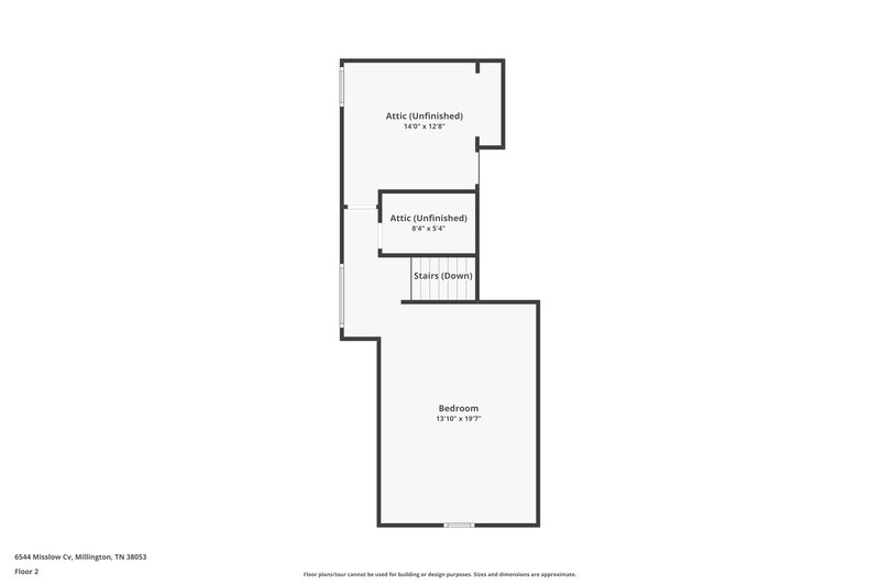 1,915/Mo, 6544 Misslow Cv Millington, TN 38053 Floor Plan View