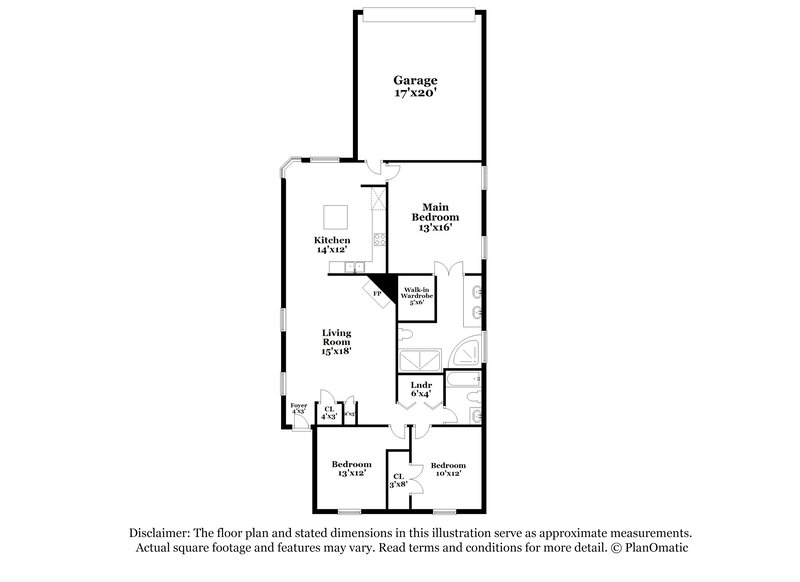 1,775/Mo, 5311 Laurelfield Ln Memphis, TN 38125 Floor Plan View
