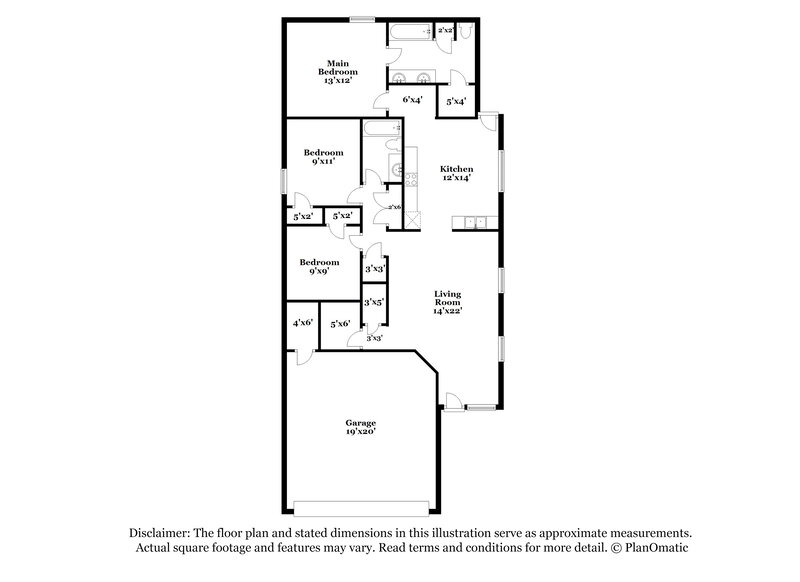 2,560/Mo, 7341 Pecan Meadow Dr W Olive Branch, MS 38654 Floor Plan View