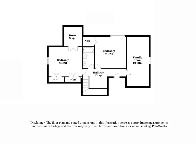 2,050/Mo, 7876 Winchester Hls Memphis, TN 38119 Floor Plan View 2