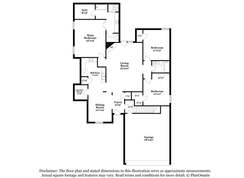 2,670/Mo, 8750 Rogers Park Ave Cordova, TN 38016 Floor Plan View
