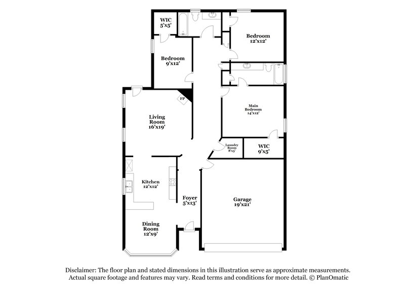 2,370/Mo, 1044 Cross Wood Ln # A1 Cordova, TN 38018 Floor Plan View