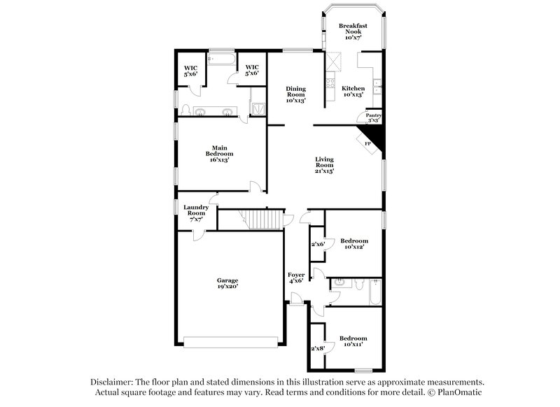 1,700/Mo, 2723 Java Dr Arlington, TN 38002 Floor Plan View