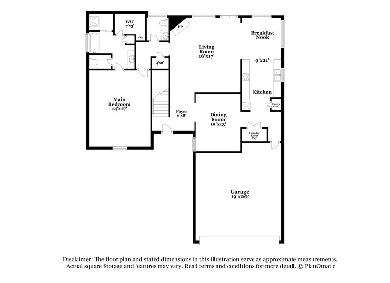 2,295/Mo, 1140 Casentino St Cordova, TN 38018 Floor Plan View 2