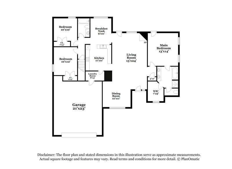 2,870/Mo, 1271 Pendulum Dr Hernando, MS 38632 Floor Plan View