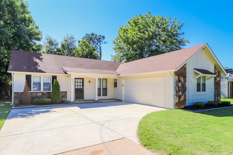 1,675/Mo, 2705 Van Leer Dr Memphis, TN 38133 Front View