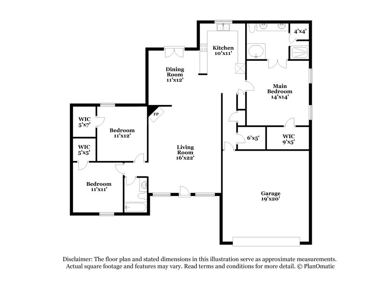 2,690/Mo, 5493 Kindle Creek Dr Memphis, TN 38141 Floor Plan View