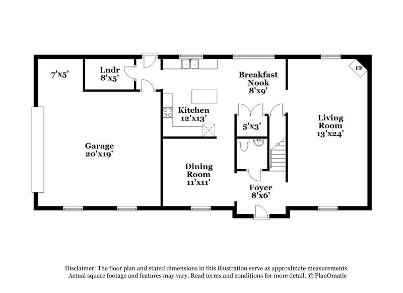 2,415/Mo, 8720 Bazemore Rd Cordova, TN 38018 Floor Plan View 2
