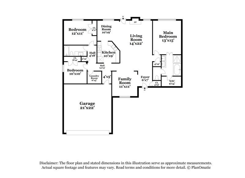 1,965/Mo, 2477 Torrington Way Southaven, MS 38672 Floor Plan View