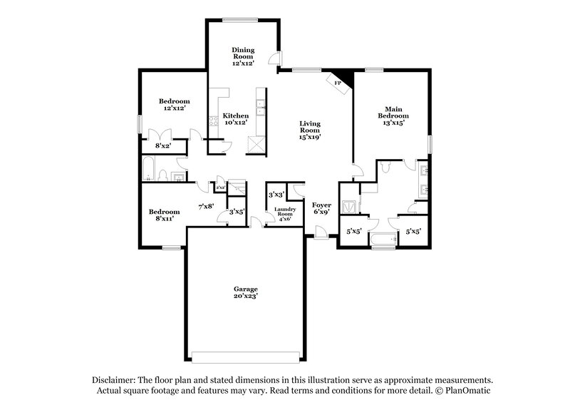2,210/Mo, 4092 Hidden Fern Ln N Bartlett, TN 38135 Floor Plan View