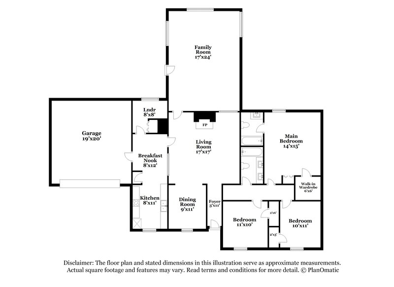 1,970/Mo, 5036 Brooksbank Cv S Memphis, TN 38141 Floor Plan View