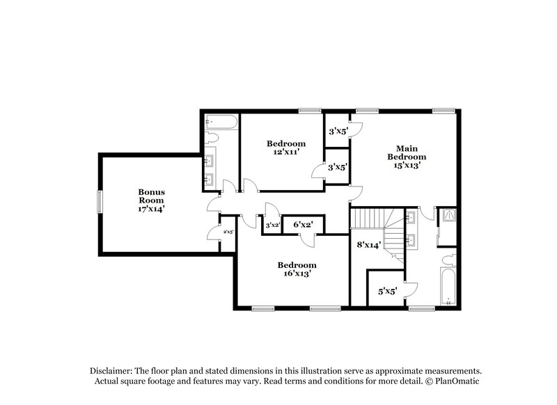 2,030/Mo, 6410 Baird Ln Bartlett, TN 38135 Floor Plan View