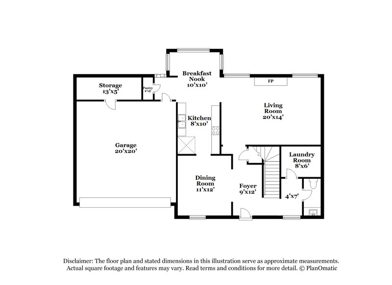 2,030/Mo, 6410 Baird Ln Bartlett, TN 38135 Floor Plan View 2