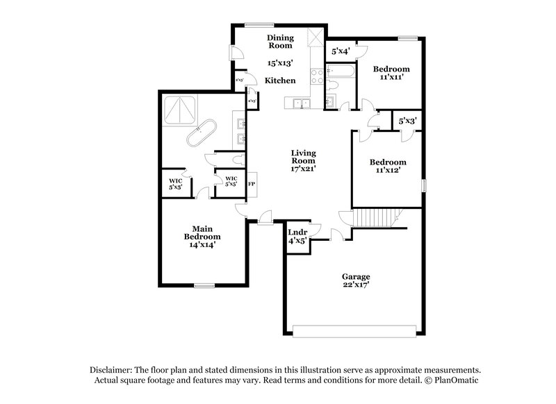 1,815/Mo, 7790 Melisa Dr Walls, MS 38680 Floor Plan View
