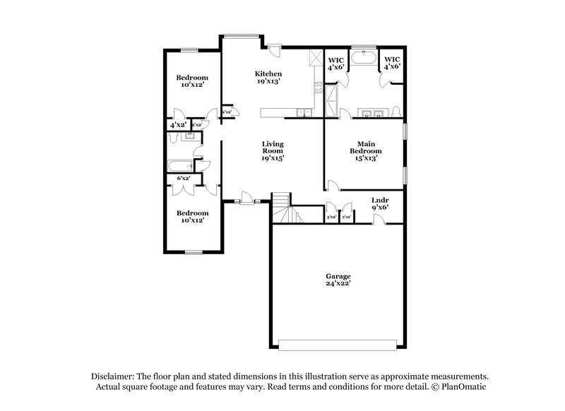 2,005/Mo, 7760 Melisa Dr Walls, MS 38680 Floorplan View