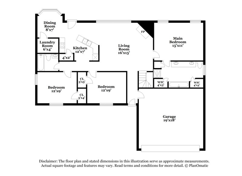 2,080/Mo, 1720 Avery Cv Southaven, MS 38671 Floor Plan View