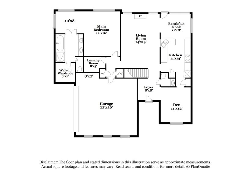 3,390/Mo, 2221 Linda Shore Dr Southaven, MS 38672 Floor Plan View