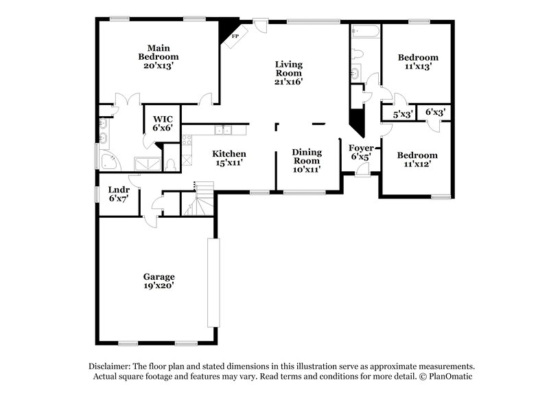 2,380/Mo, 9162 Tahoe Dr Olive Branch, MS 38654 Floor Plan View