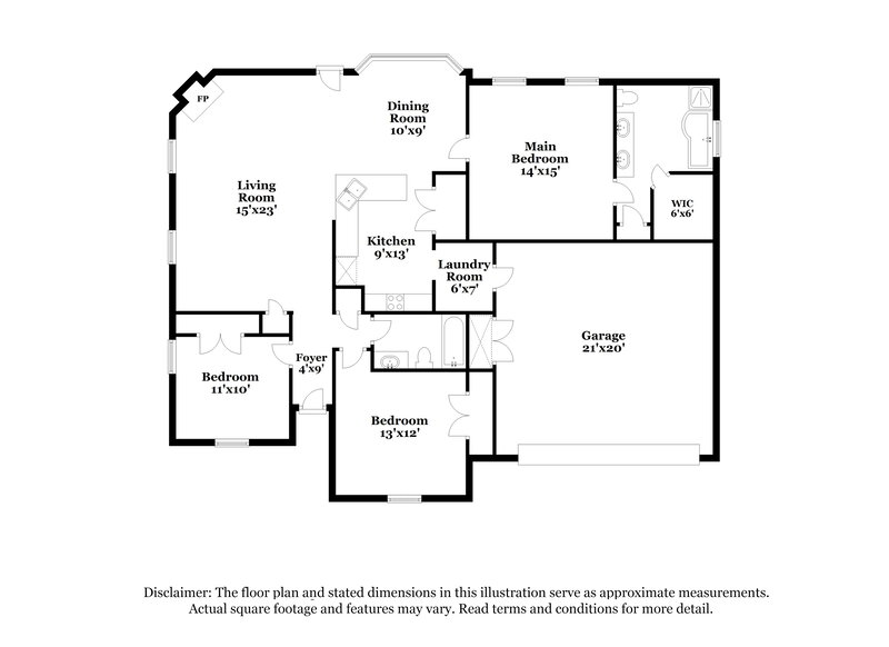 2,870/Mo, 13202 Claybourne Cv Olive Branch, MS 38654 Floor Plan View