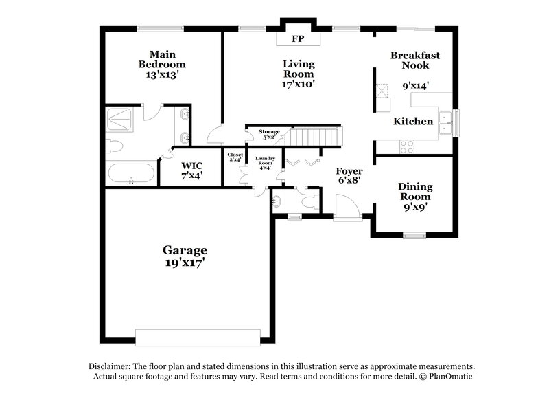 2,000/Mo, 5512 Fernbank Cv Memphis, TN 38125 Floor Plan View 2