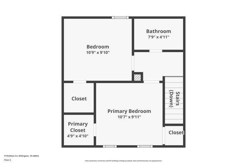 1,190/Mo, 7778 Biloxi Cv Apt 104 Millington, TN 38053 Floor Plan View 2