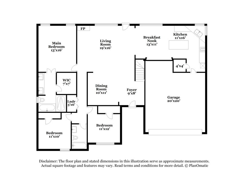 3,110/Mo, 5448 Annandale Dr Memphis, TN 38125 Floor Plan View 2