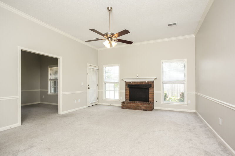 1,710/Mo, 7852 Tankerston Dr Memphis, TN 38125 Living Room View 2