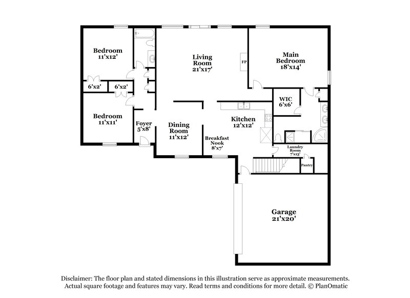 1,985/Mo, 9275 Speerberry Cir Cordova, TN 38016 Floor Plan View