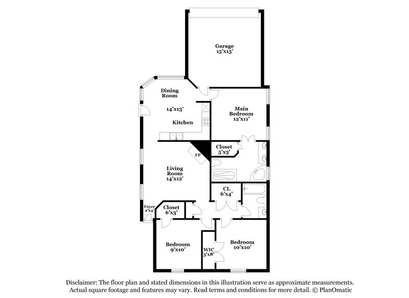 2,300/Mo, 7393 Brentridge Dr Cordova, TN 38018 Floor Plan View