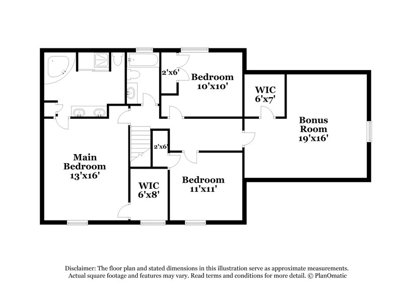 2,350/Mo, 2294 Purple Leaf Cv Cordova, TN 38016 Floorplan View