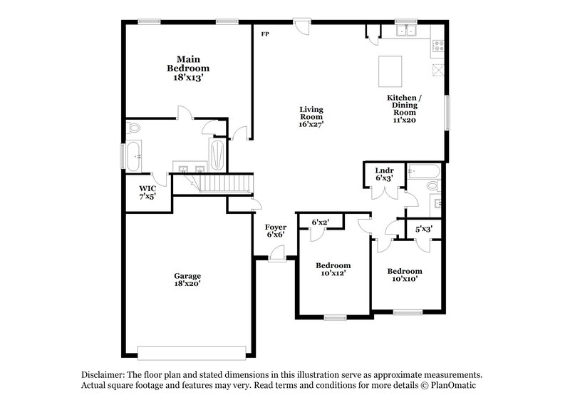 2,580/Mo, 1303 Shetland Dr Southaven, MS 38671 Floorplan View