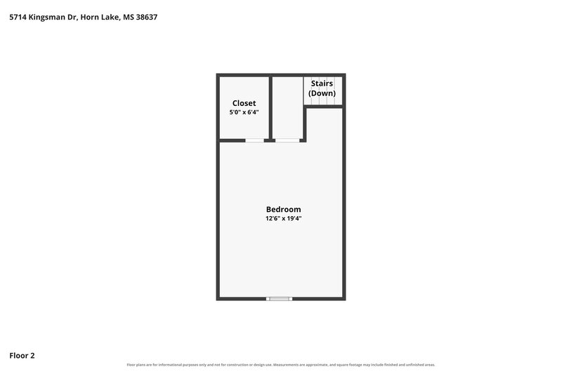 1,970/Mo, 5714 Kingsman Dr Horn Lake, MS 38637 Floor Plan View 2
