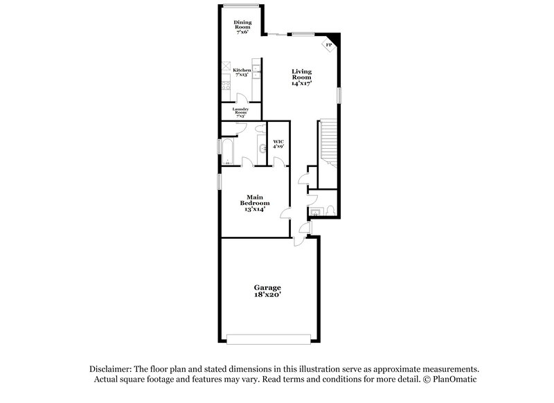 1,500/Mo, 1021 Cordova Ridge Pl Cordova, TN 38018 Floorplan View