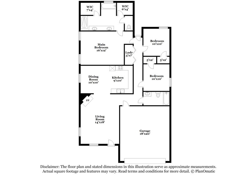 1,565/Mo, 1045 Cross Wood Ln # A1 Cordova, TN 38018 Floor Plan View