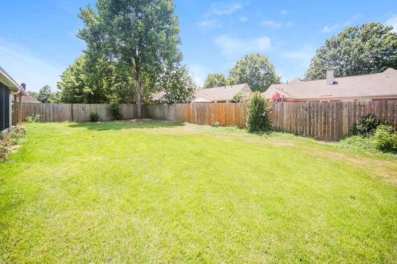 1,695/Mo, 7329 Bridle Ln Southaven, MS 38671 Backyard View