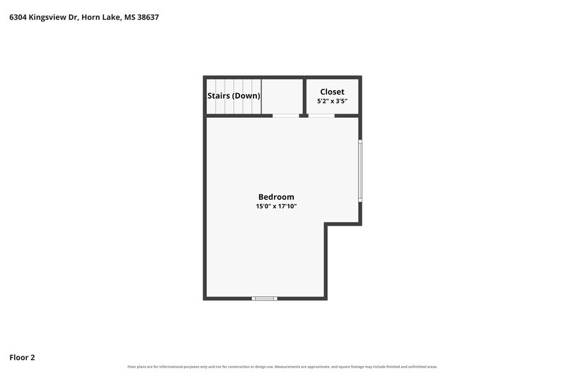 1,895/Mo, 6304 Kingsview Dr Horn Lake, MS 38637 Floor Plan View 2