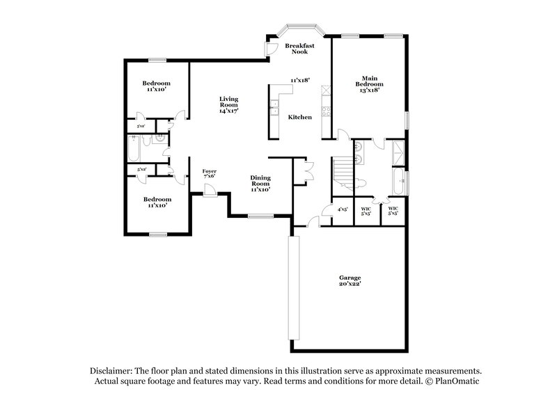 1,870/Mo, 3130 McIngvale Rd Hernando, MS 38632 Floor Plan View 2