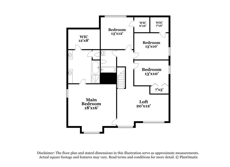 2,430/Mo, 4521 Oakden Ln Memphis, TN 38125 Floor Plan View